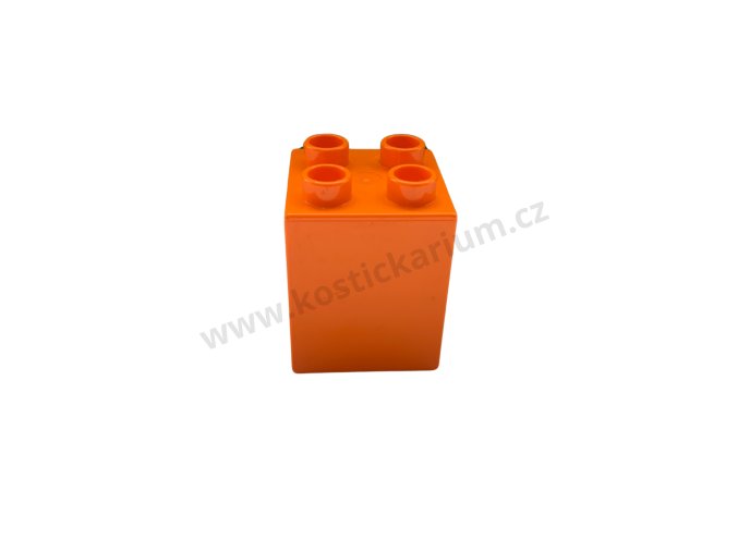 Lego® Duplo® Kostka 2x2x2 oranžová
