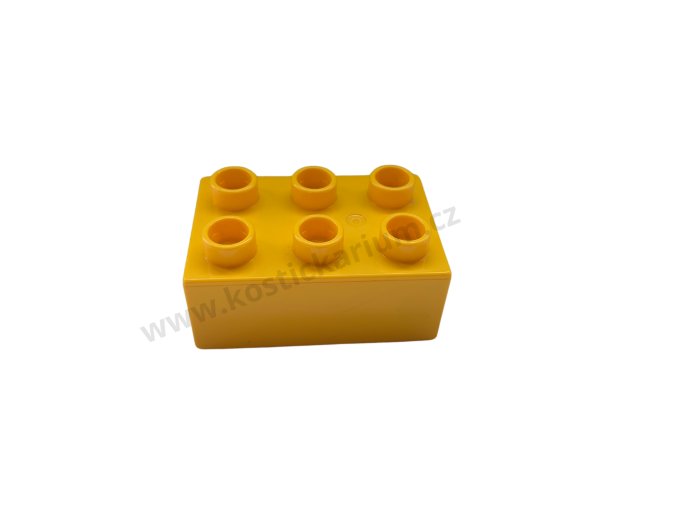 Lego® Duplo® Kostka 2x3 žlutá