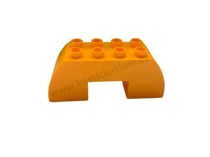 Lego® Duplo® Kostka 2x6x2 most světle oranžový/tmavě žlutá