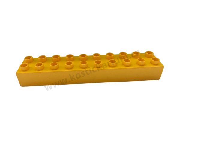 Lego® Duplo® Kostka 2x10 žlutá