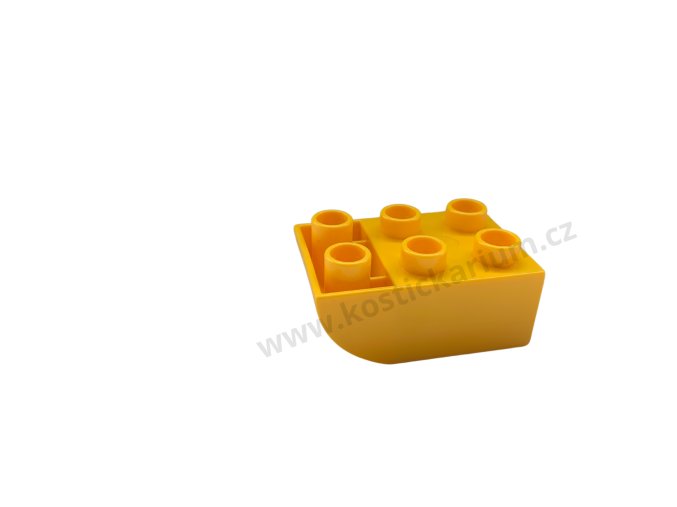 Lego® Duplo® Kostka 2x3 zaoblená zespod žlutá