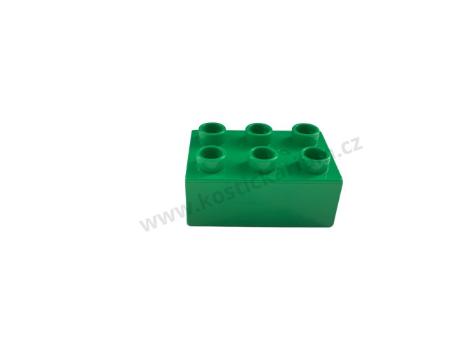 Lego® Duplo® Kostka 2x3 zelená