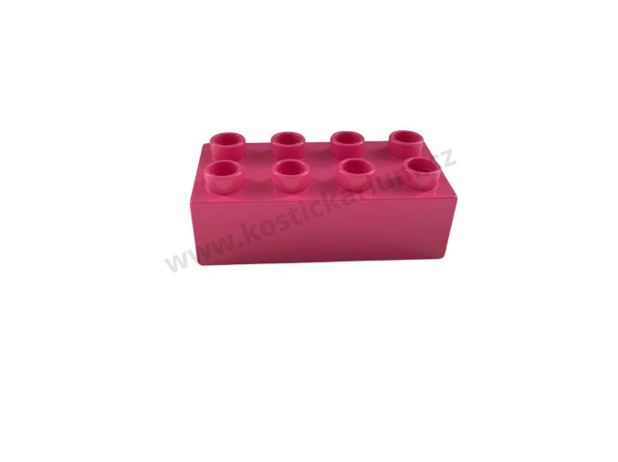 Lego® Duplo® Kostka 2x4 růžová