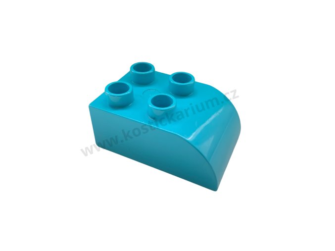 Lego® Duplo® Kostka 2x3 zaoblená tyrkysová
