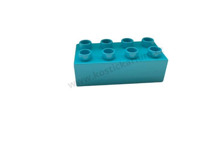 Lego® Duplo® Kostka 2x4 tyrkysová