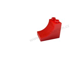 Lego® Duplo® Kostka 3x2 stříška/oblouk červená