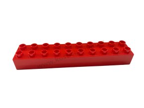 Lego® Duplo® Kostka 2x10 červená dlouhá