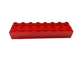 Lego® Duplo® Kostka 2x8 červená