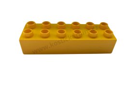 Lego® Duplo® Kostka 2x6 žlutá