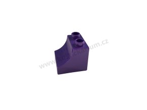 Lego® Duplo® Kostka 2x2 prohnutá tmavě fialová