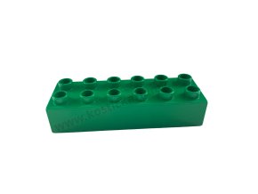 Lego® Duplo® Kostka 2x6 zelená