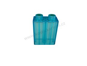 Lego® Duplo® Kostka 1x2x2  průhledná modrá