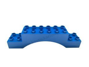 Lego® Duplo® Kostka 2x10x2 oblouk,most, klenba modrá