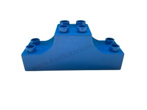 Lego® Duplo® Kostka 2x6x2 stříška tmavě modrá