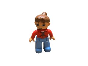 Paní hnědovlasá s culíkem