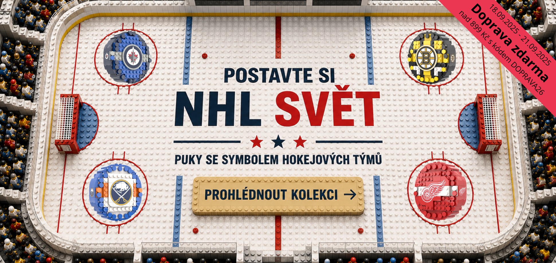Hokejové puky - doprava zdarma