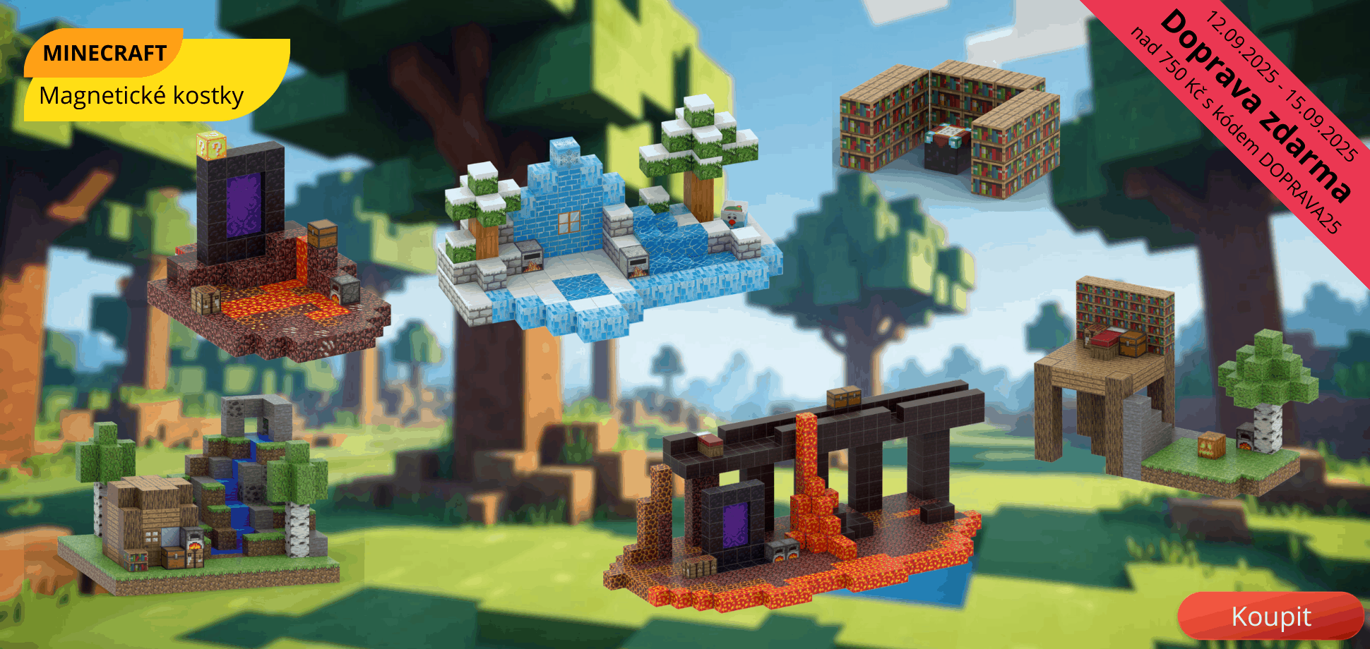 MineCraft - doprava zdarma