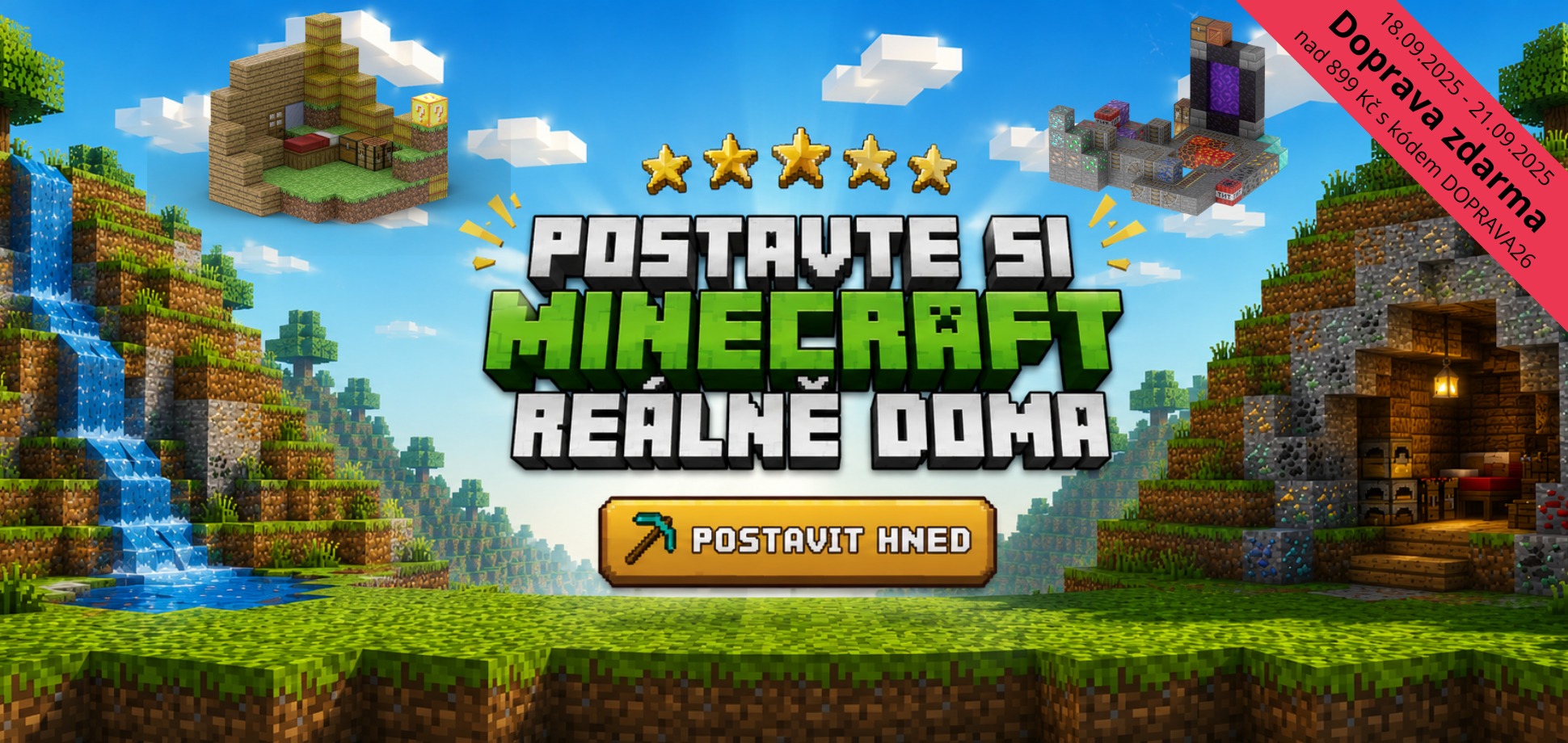 MineCraft - doprava zdarma
