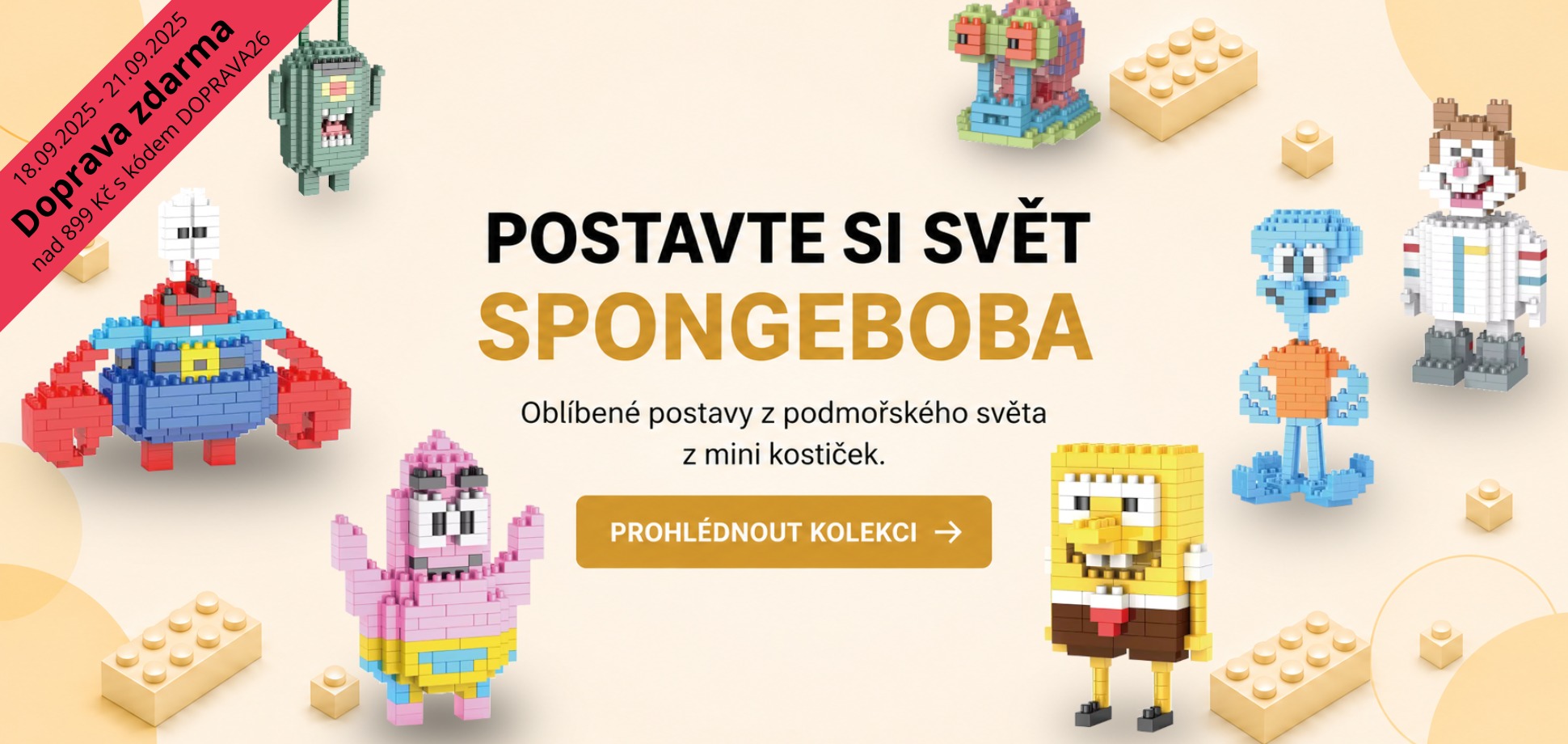 Spongebob - doprava zdarma