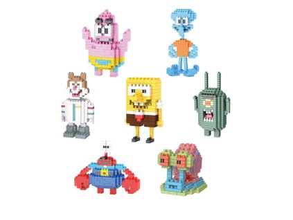 Spongebob velký set stavebnic