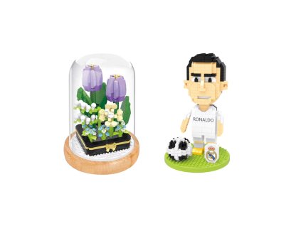 Valentýnský set - Tulipán a Cristiano Ronaldo