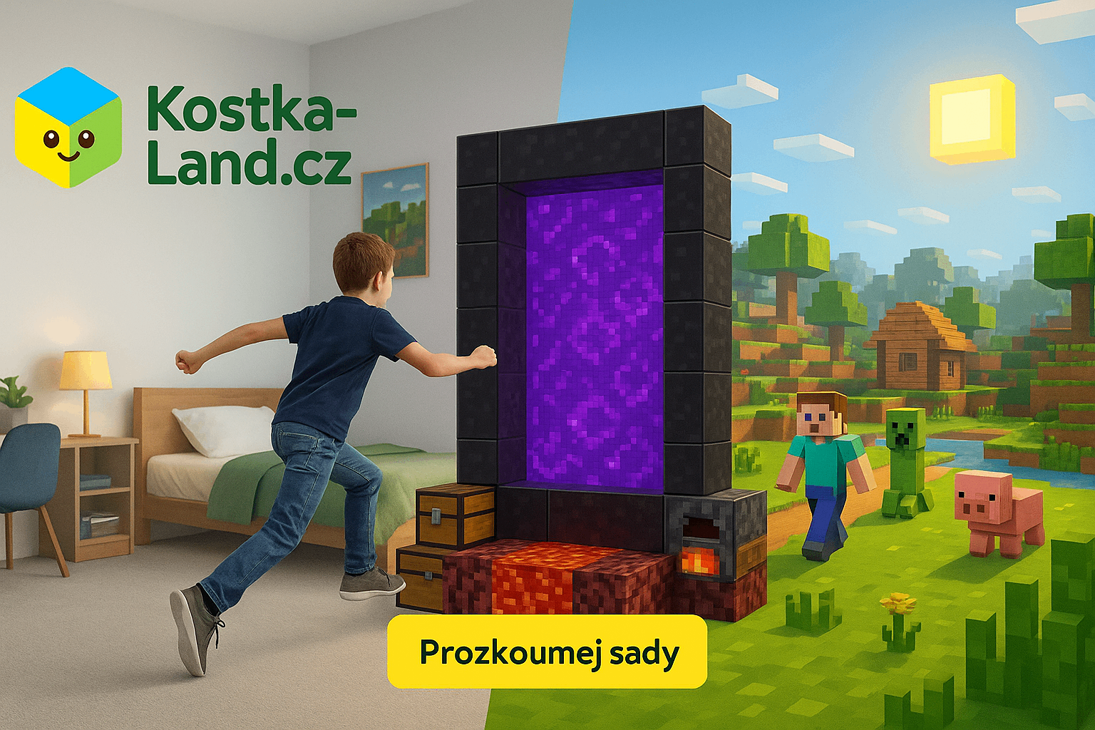 Stavebnice magnetické kostky