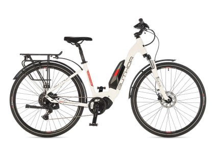 AUTHOR ELECTRA 2025 BIELA/ČERVENÁ L - 180-190cm