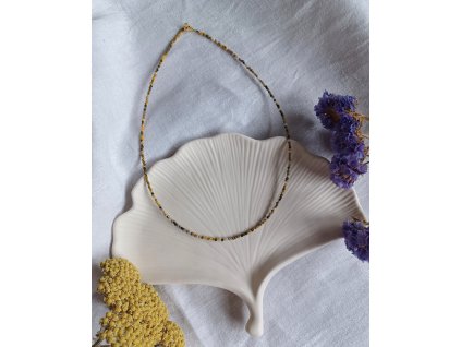 Náhrdelník jaspis čmeláčí