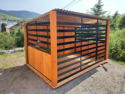 PANELOVÝ ČERNÝ KOTEC BASTIAN - 3x2m