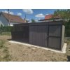 ČERNÝ KOTEC S ÚLOŽNÝM PROSTOREM 5x2m (2,5x2m+2,5x2m) ANTRACIT