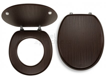 Sedátko dýhované MDF WC/WENGE