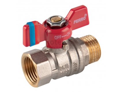 Kulový kohout, motýlek ŠM G3/4" KFCM21