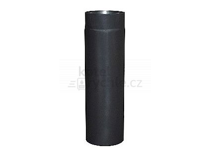 Roura 200mm, kouřová, 1,5mm, délka 250mm, ocel, černá