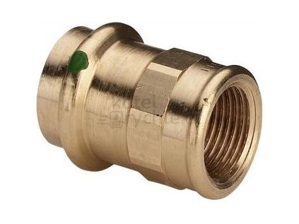 VIEGA SANPRESS 2212 přechodový kus 15x1/2", s vnitřním závitem, lisovací, voda, červený bronz