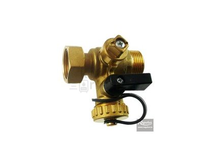 Kulový kohout s vypouštěcím ventilem 3/4" Fu/M