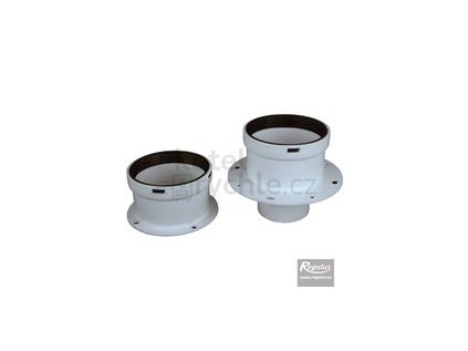 Příruby pr.80 PP ke kotli (sání+výfuk)