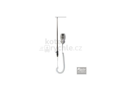 Regulus Elektrické topné těleso do radiátoru Z-SKVT-T s T-kusem a zásuvkovým termostatem, 1/2" M, 230 V - 600w, délka 585mm