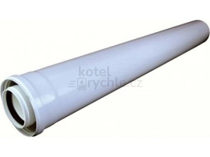 REGULUS A2010024 koaxiální prodloužení 80/125mm, 2000mm, polypropylen/plech, bílá