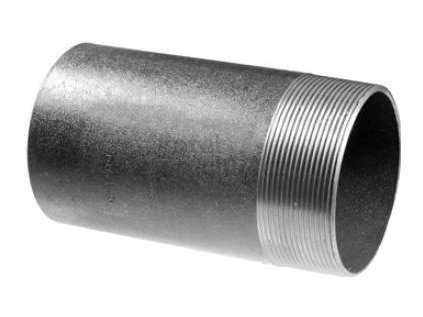 Návarek DN40 (47,9x1 1/2"), 150mm, s vnějším závitem, varný, plyn, ocel