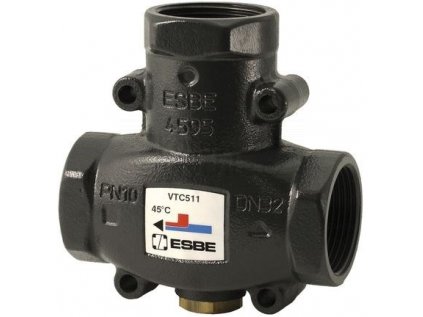 ESBE VTC511 ventil DN25, 70°C, plnící, vnitřní závit, pro zdroje na tuhá paliva, litina