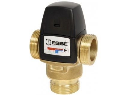ESBE VTA522 ventil G1", 50-75°C, Kvs 3,4, termostatický, směšovací, vnější závit, mosaz