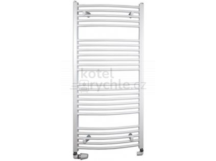 KORADO KORALUX RONDO CLASSIC koupelnový radiátor 1220/450, spodní připojení, bílá RAL9016