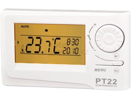 ELEKTROBOCK prostorový termostat, bílá PT22