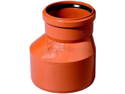 KG KGR redukce nesouosá DN250/200, PVC, oranžová