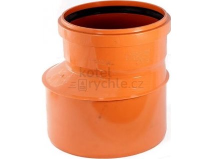 KG redukce DN300/150, kanalizační, PVC, oranžová