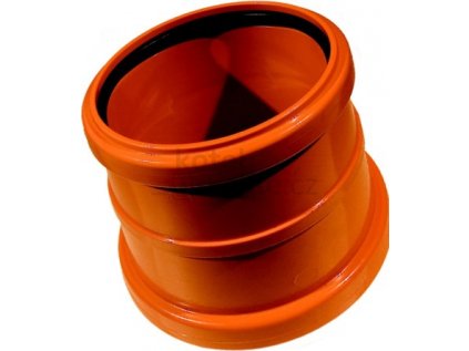 KG KGU přesuvka DN250, PVC, oranžová