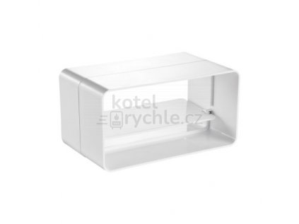 HACO ZKP 100 zpětná klapka, 110x55mm, plast, bílá