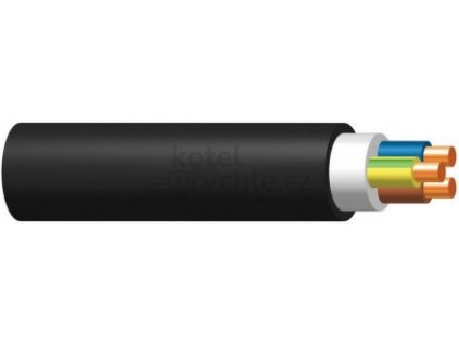 Silový kabel CYKY-J 3x1,5 pro pevné uložení, 50m, měděné jádro, černá