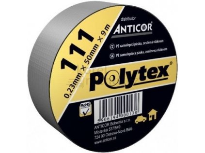 ANTICOR POLYTEX 111 páska 48mm, 50m plynotěsná, vodotěsná, voděodolná, šedostříbrná