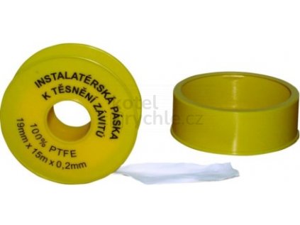 PLAST BRNO PTFE teflonová páska 19x15x0,2mm, bílá